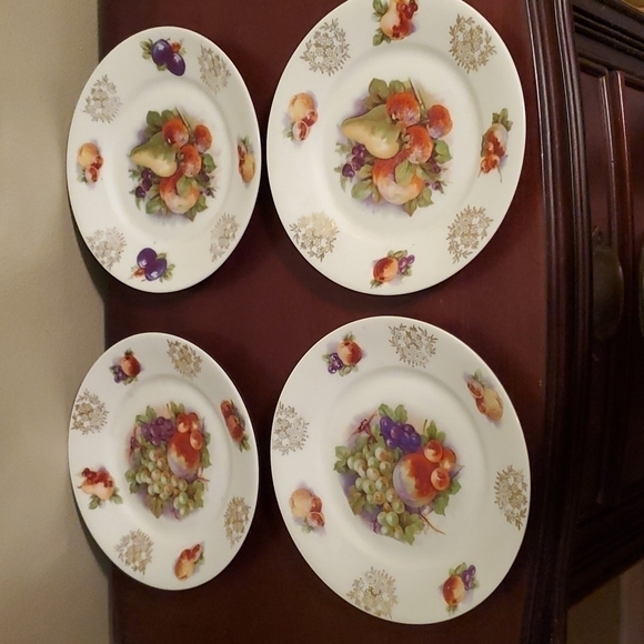 𝅺german Bavarian China Fruit Plates 6 inches - Picture 1 of 4